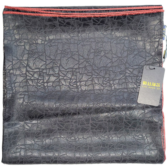 NWT Double Sided Silk Scarf 53"x53" Large Square Shawl Wrap XiangYunSha 36561 - Picture 3 of 8